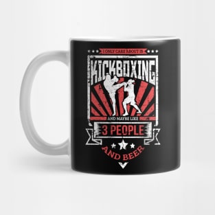 I Only Care About Kickboxing, 3 People, and Beer Mug